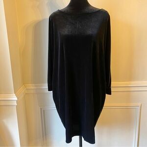 New York & Company Black Velvet Tunic